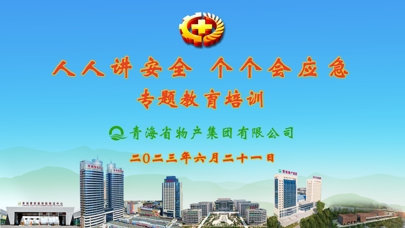 提高安全管理水平 落實全員安全責(zé)任——集團(tuán)安委會舉辦2023年“人人講安全，個個會應(yīng)急”專題教育培訓(xùn)